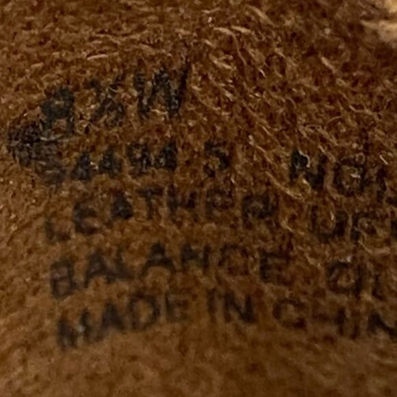 Naturalizer Noland Black Leather Loafer Shoes Mary Jane Flats Career 8.5 Wide - Picture 4 of 11